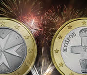 Cyprus and Malta adopt the Euro